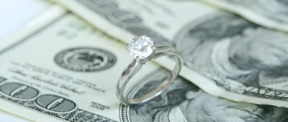 Marriage-and-money-concept-of-assets-distribution